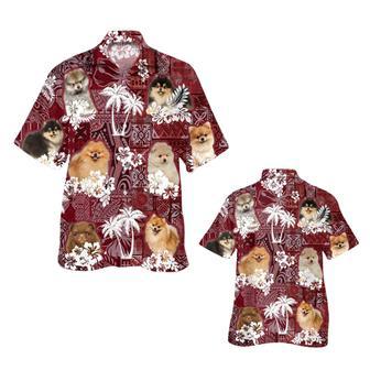 Pomeranian Hawaiian Shirt, Dog Hawaii Aloha Beach Shirt Short Sleeve | Newhawaiianshirts AU