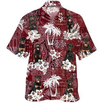 Rottweiler Hawaiian Shirt, Hawaii Shirt For Dog Lovers | Newhawaiianshirts AU