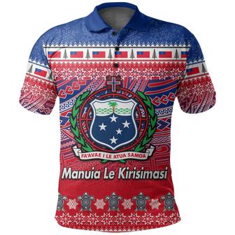 Samoa Christmas Manuia Le Kirisimasi Polo Shirt - Monsterry AU