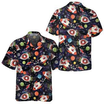 Santa In Outer Space Hawaiian Shirt, Xmas Hawaiian Shirts | Newhawaiianshirts AU