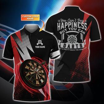 Shirt For Darts Players With Personalized Name Darts Polo Shirt - Monsterry