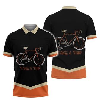 Take A Trip Cycling Polo Shirt Outdoor Shirt - Monsterry