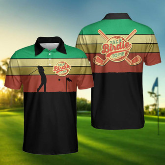 Talk Birdie To Me Polo Shirt For Golf, Vintage Color Palette Polo Shirt, Best Golf Shirt For Men Coolspod - Monsterry