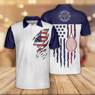 Tennis American Polo Shirt For Men, Idea Gift For Tennis Players - Monsterry CA