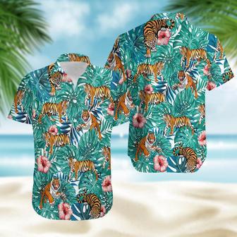 Tiger Tropical Full Printing Hawaiian Shirts | Newhawaiianshirts CA