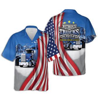 Truck Driver Hawaiian Aloha Shirts | Newhawaiianshirts AU