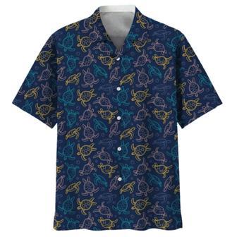 Turtle Pattern Hawaiian Shirt Full Print, Aloha Turtle Beach Shirts, Hawaiian Shirt For Turtle Lovers | Newhawaiianshirts DE