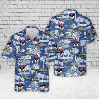 Us Air Force Hawaiian Shirt, Us Air Force Lockheed Compass Call Of The Electronic Combat Squadron 64-14862 Hawaiian Shirt | Newhawaiianshirts UK