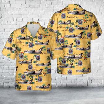 Us Air Force Hawaiian Shirt, Us Air Force Puerto Rico Corsair Ii Tactical Fighter Squadron Hawaiian Shirt | Newhawaiianshirts CA