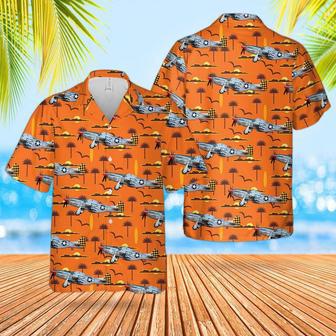 Us Air Force Hawaiian Shirt, Us Air Force North American Mustang Of World War 2 Hawaiian Shirt | Newhawaiianshirts AU