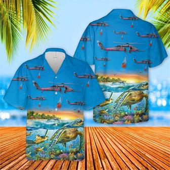 Us Air Force Hawaiian Shirt, Us Air Force California Rescue Wing Pave Hawk Hawaiian Shirt | Newhawaiianshirts UK