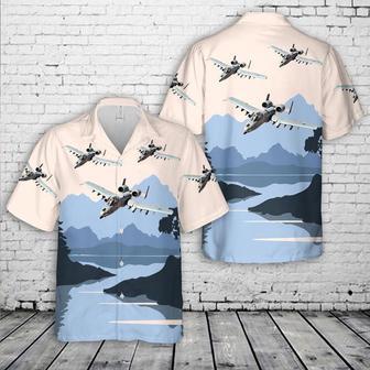 Us Air Force Hawaiian Shirt, Us Air Force Fairchild Republic Thunderbolt Ii Of The Fighter Squadron Hawaiian Shirt | Newhawaiianshirts AU