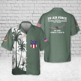 Us Air Force Hawaiian Shirt, Hurlburt Field, Florida, Us Air Force Special Operations Squadron Combat Talon Ii Pocket Hawaiian Shirt | Newhawaiianshirts UK