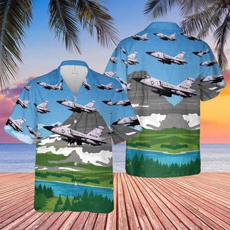 Us Air Force Hawaiian Shirt, Usaf Convair Delta Dart Fighter Interceptor Squadron Montana Hawaiian Shirt | Newhawaiianshirts DE