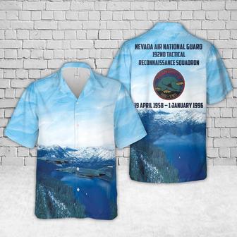 Us Air Force Hawaiian Shirt, Us Air Force Nevada Tactical Reconnaissance Squadron, Mcdonnell Phantom Ii Hawaiian Shirt | Newhawaiianshirts