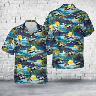 Us Air Force Hawaiian Shirt, Us Air Force Weather Reconnaissance Squadron Hurricane Hunters Hercules Hawaiian Shirt | Newhawaiianshirts AU