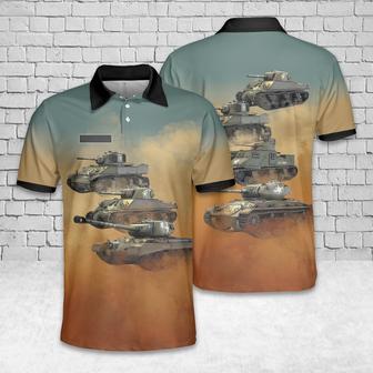 Us Army Tanks Wwii Polo Shirt, Veteran Polo Shirt - Monsterry