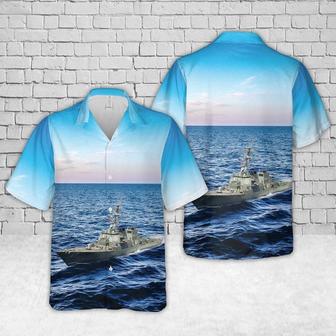 Us Navy Hawaiian Shirt, Us Navy Uss Cole Arleigh Burke-Class Destroyer Hawaiian Shirt | Newhawaiianshirts CA