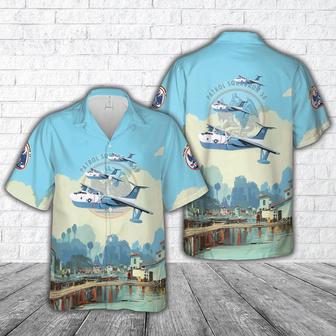 Us Navy Hawaiian Shirt, Us Navy Blue Dragon Martin Marlin Hawaiian Shirt, Military Hawaiian Shirt | Newhawaiianshirts DE