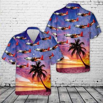 Us Navy Hawaiian Shirt, Us Navy Lockheed Hercules (Buno 570497) Hawaiian Shirt, Military Hawaiian Shirt | Newhawaiianshirts CA