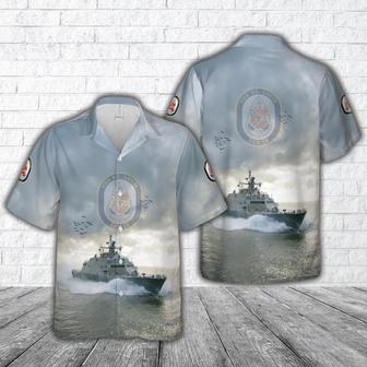 Us Navy Hawaiian Shirt, Us Navy Uss St Louis Freedom-Class Littoral Combat Ship Hawaiian Shirt, Military Hawaiian Shirt | Newhawaiianshirts DE