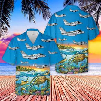 Us Navy Hawaiian Shirt, Us Navy Lockheed Viking Of Hawaiian Shirt, Military Hawaiian Shirt | Newhawaiianshirts CA