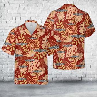 Us Navy Hawaiian Shirt, Us Navy Submarine Warfare Insignia Hawaiian Shirt, Military Hawaiian Shirt | Newhawaiianshirts CA