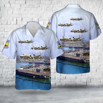 Us Navy Hawaiian Shirt, Us Navy Orion Fighting Marlins Hawaiian Shirt, Military Hawaiian Shirt | Newhawaiianshirts CA