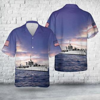 Us Navy Hawaiian Shirt, Us Navy Uss Farragut Hawaiian Shirt, Military Hawaiian Shirt | Newhawaiianshirts CA