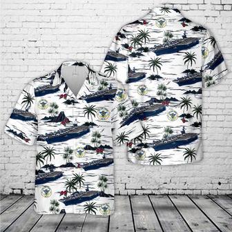 Us Navy Hawaiian Shirt, Us Navy Uss Carl Vinson Hawaiian Shirt, Military Hawaiian Shirt | Newhawaiianshirts CA