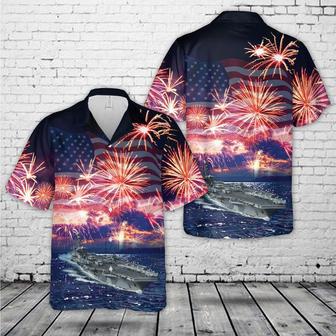 Us Navy Hawaiian Shirt, Uss Carl Vinson, Of July Hawaiian Shirt, Military Hawaiian Shirt | Newhawaiianshirts DE