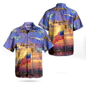 Us Navy Hawaiian Shirt, Us Navy Northrop Tiger Independence Day The Statue Of Liberty Hawaiian Shirt, Military Hawaiian Shirt | Newhawaiianshirts CA