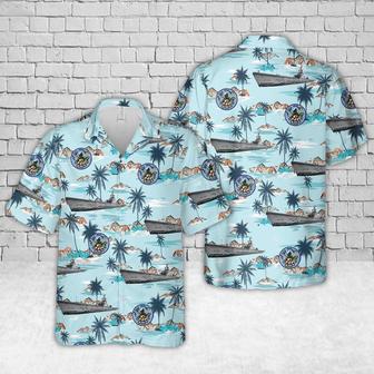 Us Navy Hawaiian Shirt, Us Navy Uss Drum In Wwii Hawaiian Shirt, Military Hawaiian Shirt | Newhawaiianshirts