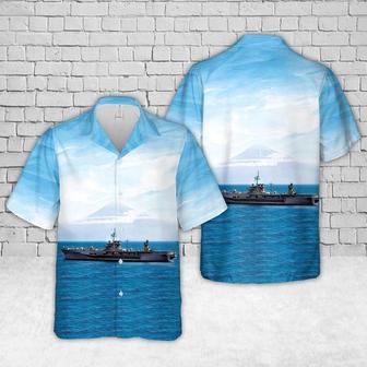 Us Navy Hawaiian Shirt, Us Navy Uss Blue Ridge Hawaiian Shirt, Military Hawaiian Shirt | Newhawaiianshirts CA