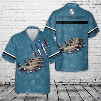 Us Navy Hawaiian Shirt, Us Navy Marine Fighter Attack Squadron 214 Skyhawks Black Sheep Hawaiian Shirt | Newhawaiianshirts AU