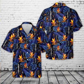 Us Navy Hawaiian Shirt, Us Navy Electronic Warfare Technician Hawaiian Shirt, Military Hawaiian Shirt | Newhawaiianshirts CA