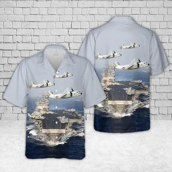 Us Navy Hawaiian Shirt, Us Navy Uss Enterprise And Greyhound Of Hawaiian Shirt | Newhawaiianshirts CA