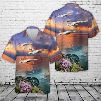 Us Navy Hawaiian Shirt, Us Navy Strike Fighter Squadron 94 Mighty Shrikes Hawaiian Shirt | Newhawaiianshirts CA