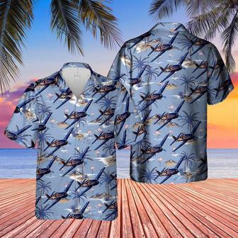 Us Navy Hawaiian Shirt, Us Navy Grumman Hellcat Hawaiian Shirt, Military Hawaiian Shirt | Newhawaiianshirts AU