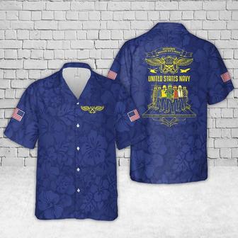 Us Navy Hawaiian Shirt, Us Navy Ab Hawaiian Shirt, Military Hawaiian Shirt | Newhawaiianshirts CA