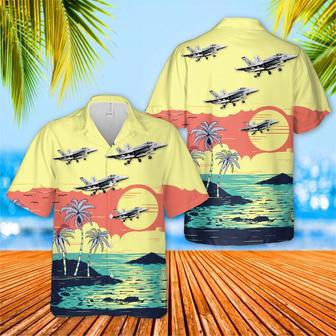 Us Navy Hawaiian Shirt, Us Navy Sidewinders Super Hornet Hawaiian Shirt, Military Hawaiian Shirt | Newhawaiianshirts DE