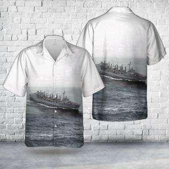 Us Navy Hawaiian Shirt, Us Navy Uss Kansas City Wichita-Class Replenishment Oilers Hawaiian Shirt | Newhawaiianshirts CA