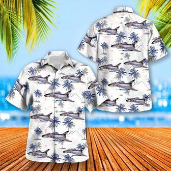 Us Navy Hawaiian Shirt, Us Navy Douglas Skyray Hawaiian Shirt, Military Hawaiian Shirt | Newhawaiianshirts CA