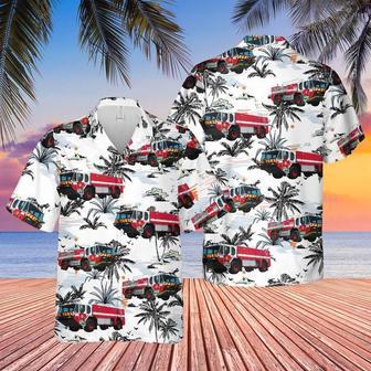 Us Navy Hawaiian Shirt, Us Navy Aircraft Rescue Fire Fighting (Arff) E-One Hawaiian Shirt, Military Hawaiian Shirt | Newhawaiianshirts CA