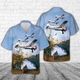 Us Navy Hawaiian Shirt, Us Navy De Havilland Canada Beaver Hawaiian Shirt, Military Hawaiian Shirt | Newhawaiianshirts CA