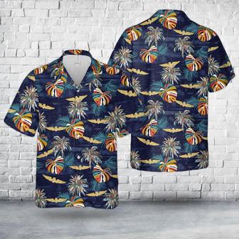 Us Navy Hawaiian Shirt, Us Navy Flight Surgeon Badge Hawaiian Shirt, Military Hawaiian Shirt | Newhawaiianshirts UK