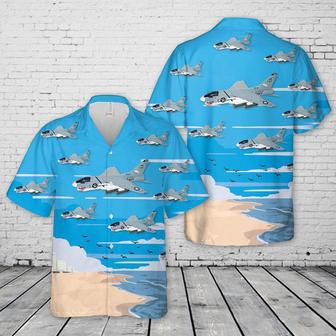 Us Navy Hawaiian Shirt, Us Navy Ltv Corsair Ii Of Rampagers Hawaiian Shirt, Military Hawaiian Shirt | Newhawaiianshirts