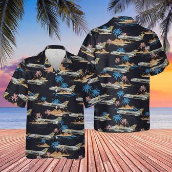 Us Navy Hawaiian Shirt, Us Navy Vought Crusader Of Hawaiian Shirt, Military Hawaiian Shirt | Newhawaiianshirts DE