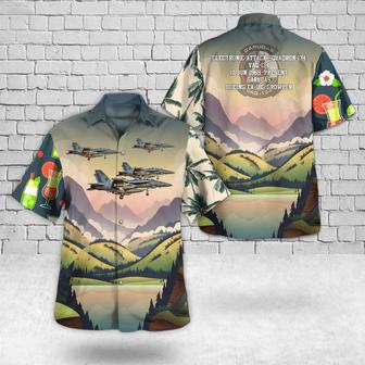 Us Navy Hawaiian Shirt, Us Navy Growler Of Garudas Hawaiian Shirt, Military Hawaiian Shirt | Newhawaiianshirts CA