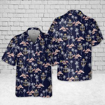 Us Navy Hawaiian Shirt, Us Navy Chief Petty Officer Backbone Anchor Pocket Hawaiian Shirt, Military Hawaiian Shirt | Newhawaiianshirts DE